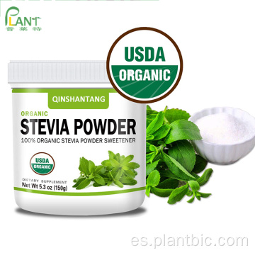 Polvo de extracto de hoja de stevia edulcorante natural de alta pureza